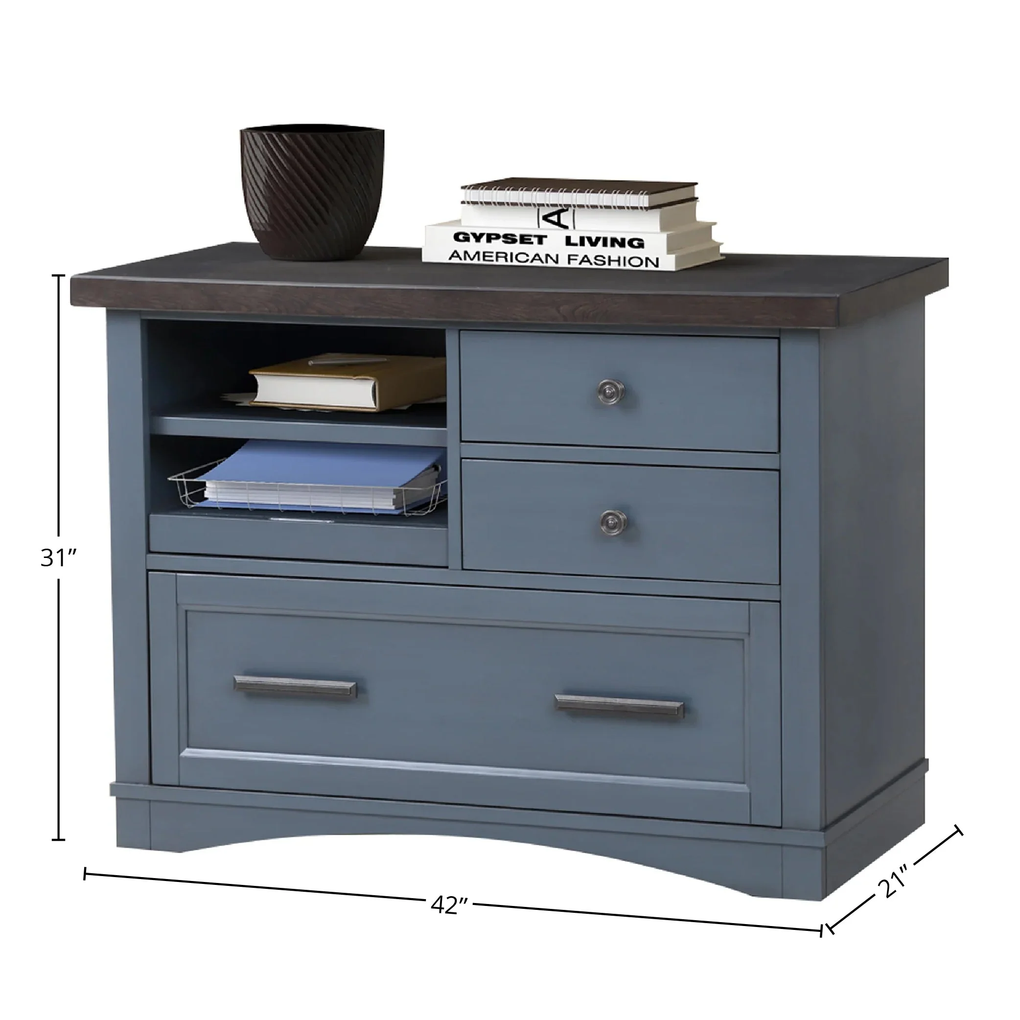 AMERICANA MODERN - DENIM Functional File with Power Center - Image 4