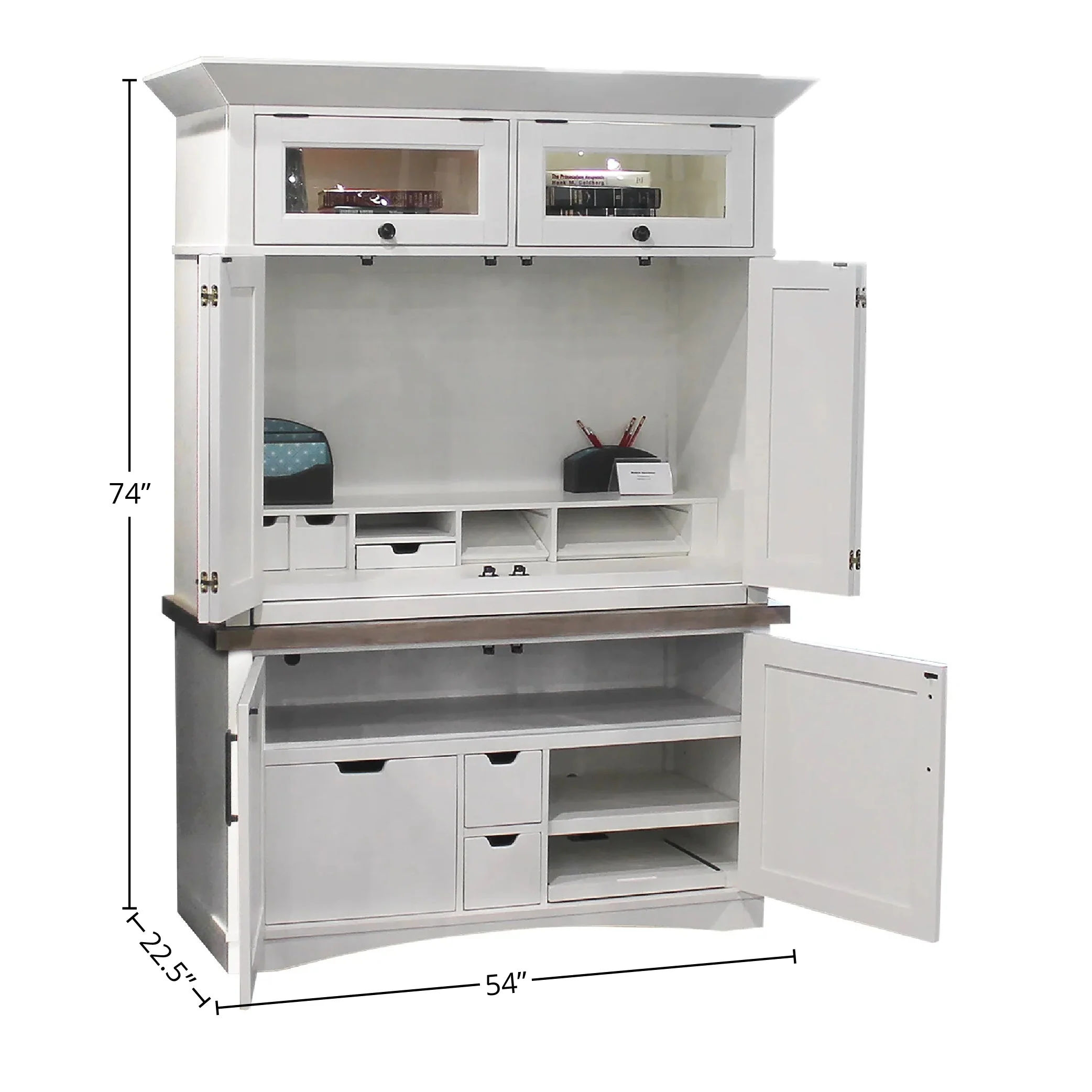 AMERICANA MODERN - COTTON Workstation with LED Light - Image 3