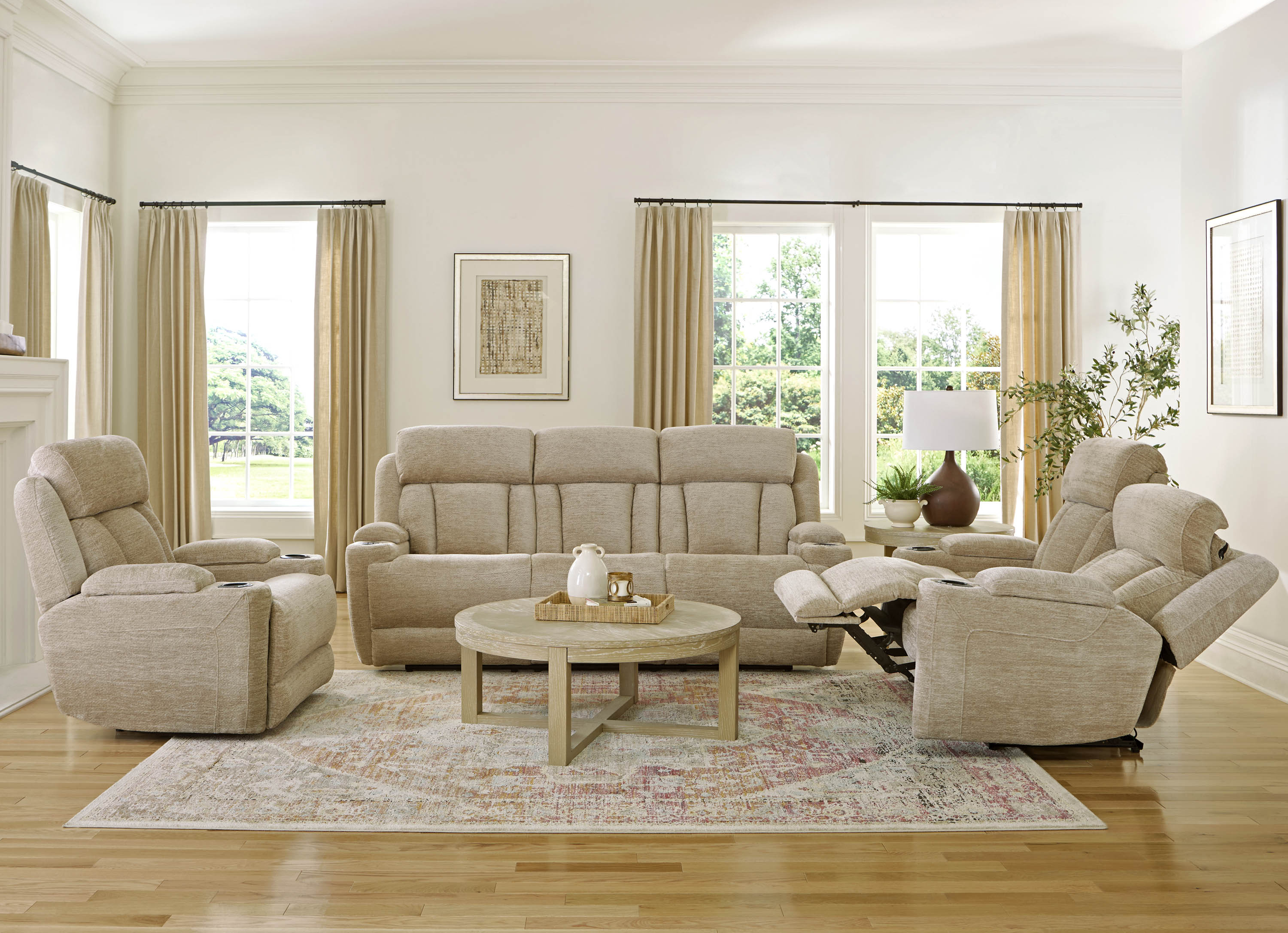 DALTON - LUCKY FAWN Power Loveseat - Image 5