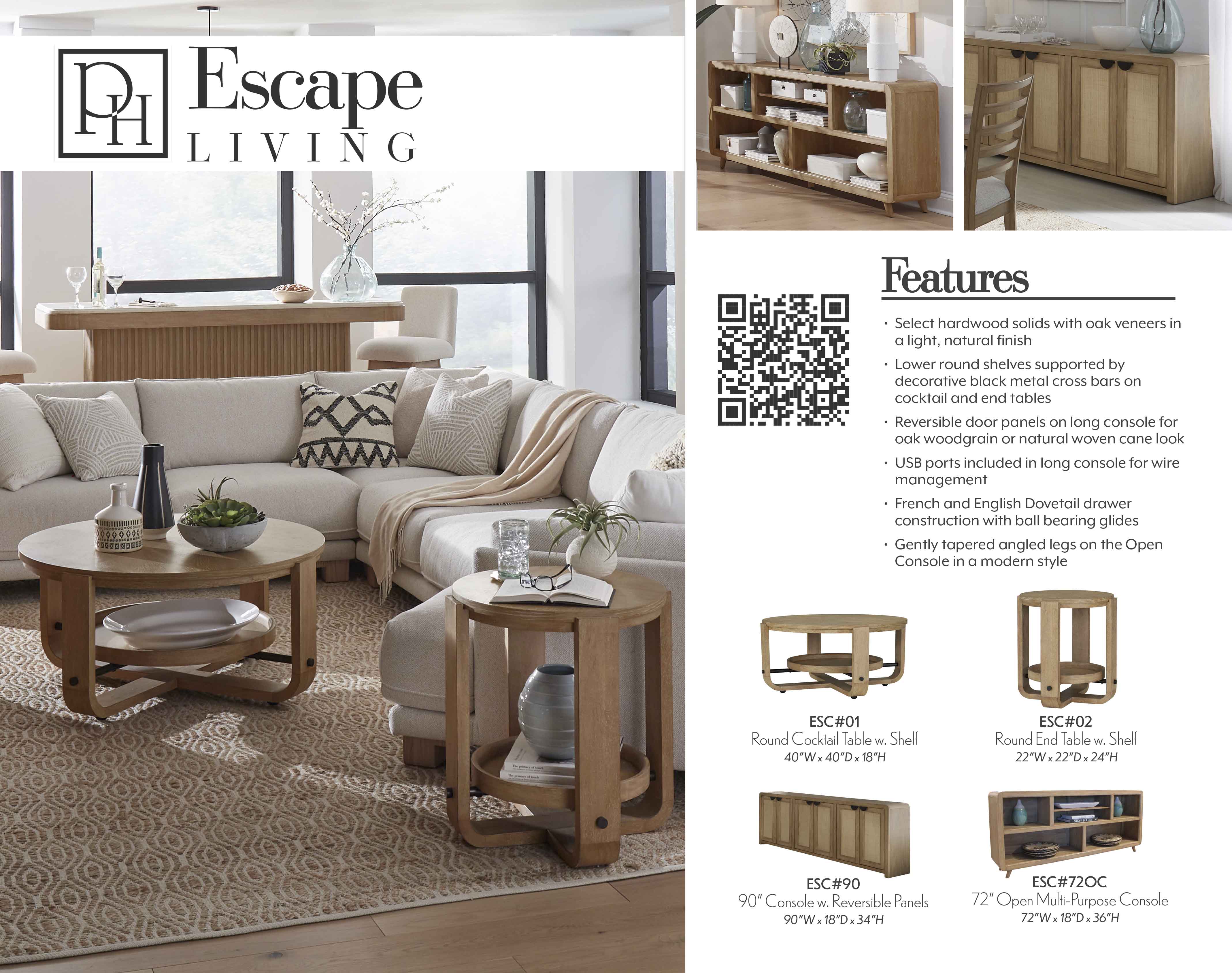 ESCAPE 72" Open Multi-Purpose Console - Image 5