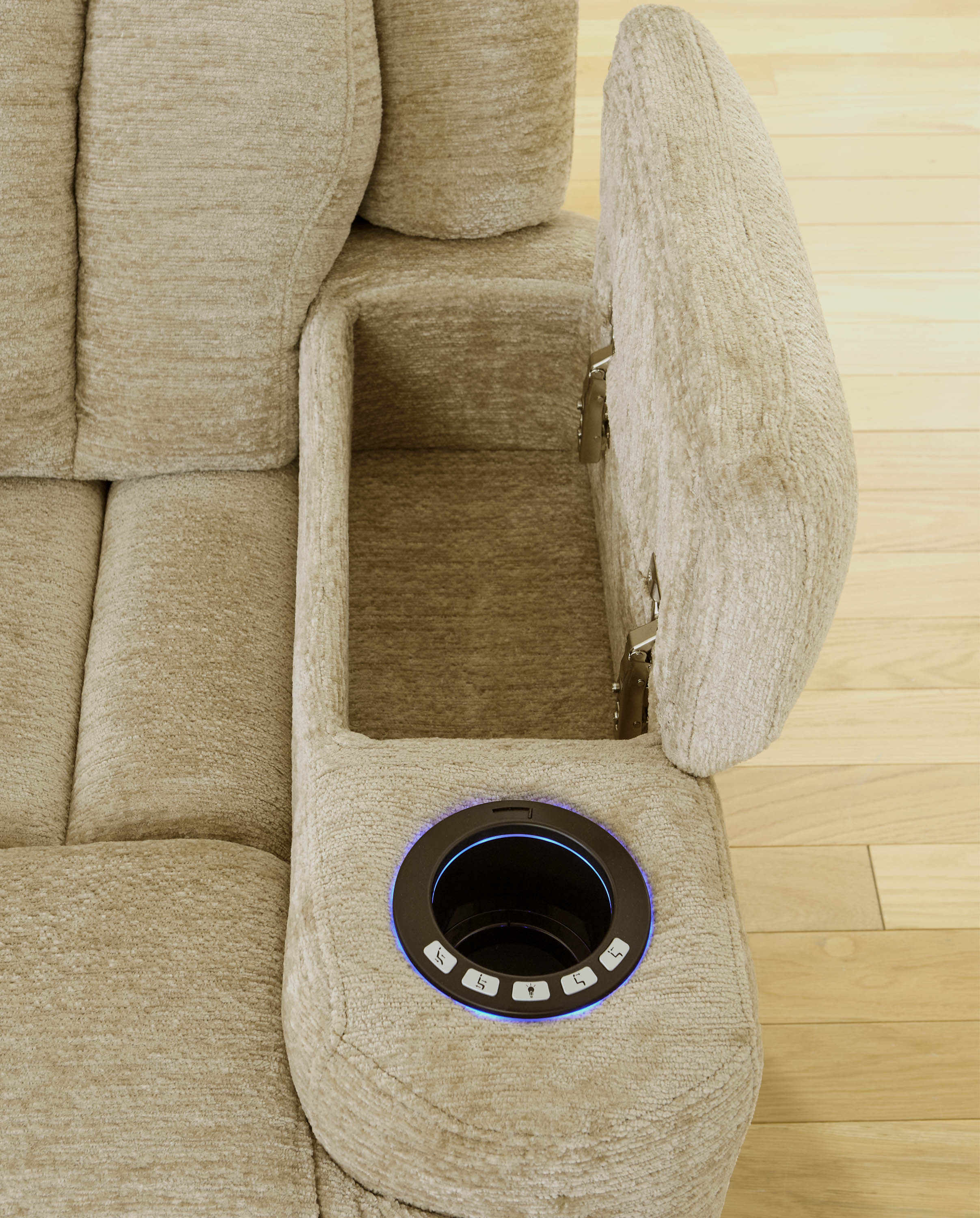 DALTON - LUCKY FAWN Power Loveseat - Image 6