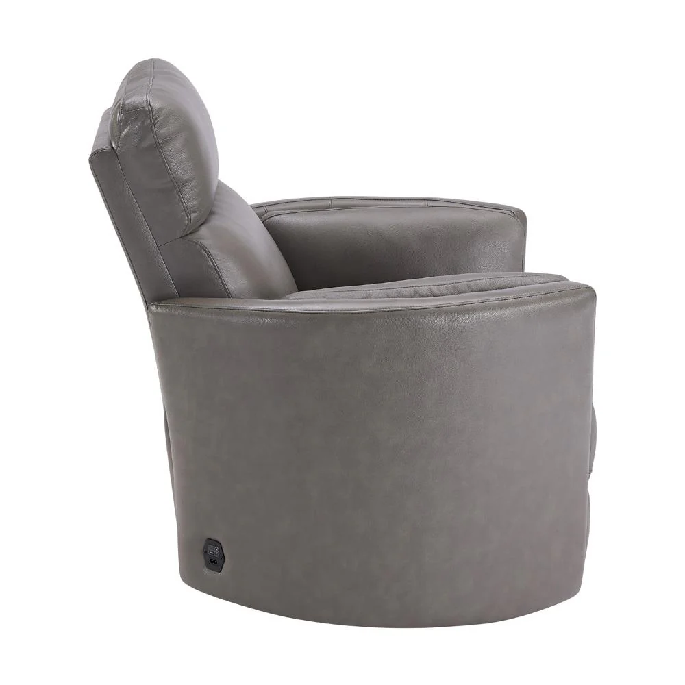 RADIUS - FLORENCE HERON Powered By FreeMotion Power Cordless Swivel Glider Recliner - Image 5